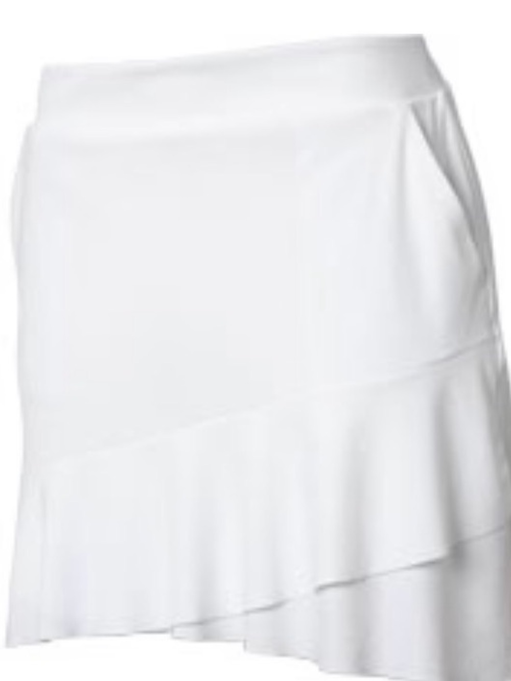 Greg Norman White Women's Asymmetrical Tiered Skort